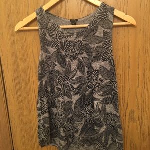 Floral J. Crew tank